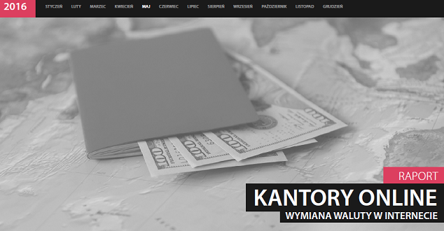 raport Interaktywnie.com "Kantory Online 2016"
