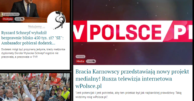 screen z portalu wpolityce.pl