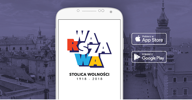 Warszawa wykorzystuje aplikację mobilną, by przypomnieć o wydarzeniach z 1918 roku