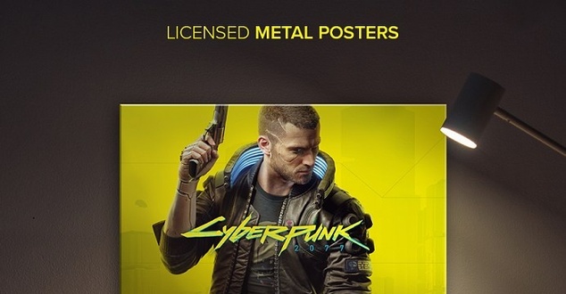 CD Projekt promuje grę Cyberpunk 2077 za pomocą metalowych plakatów