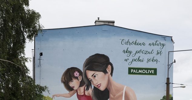 Murale reklamowe. W ramach kampanii Palmolive powstały w centrach czterech miast