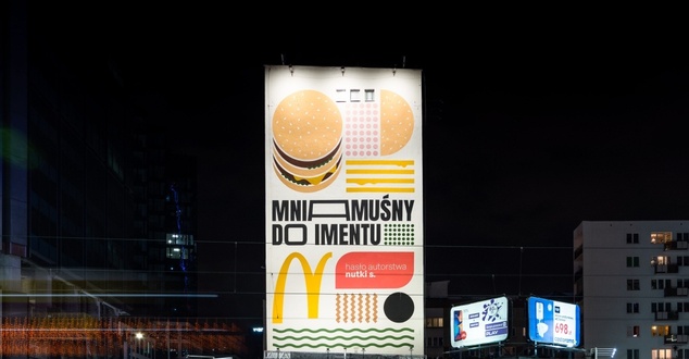 mural, Big Mac, hamburger, fot. McDonalds