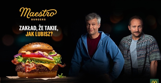Borys Szyc i Michał Żebrowski zakładają się w nowej kampanii McDonald's