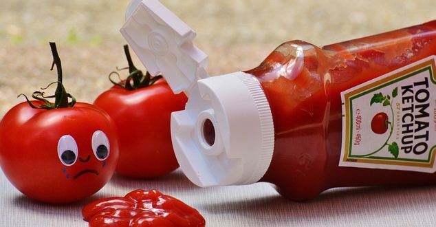 ketchup, pomidory, fot, Heinz