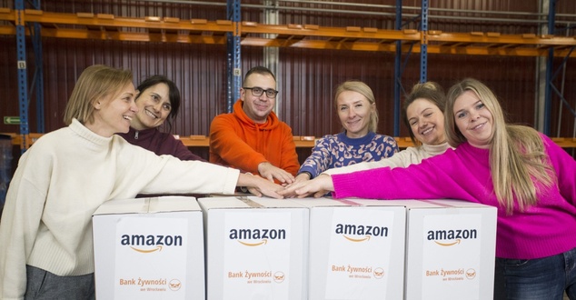 Amazon, Federacja Polskich Banków Żywności oraz PCK wspólnie pomagają potrzebującym
