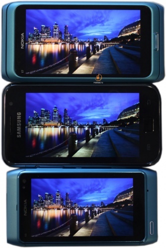 Nokia E7 vs Samsung Galaxy S vs Nokia N8