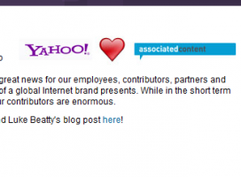 Yahoo! sięga po serwis z tanimi treściami. Chce więcej, za mniej