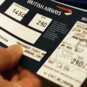 W British Airways Iphone zamiast Biletu