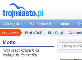 Trojmiasto.pl z nowym layoutem. Stawia na informacje