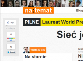 NaTemat.pl ruszyło. Palikot, Nergal i Kempa blogują