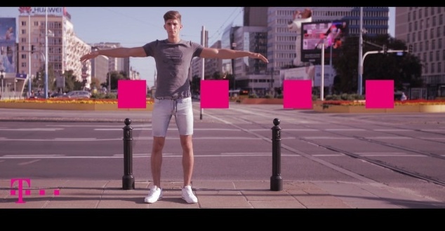 Michał Baryza w kampanii T-Mobile