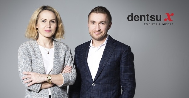 Na zdjęciu: Izabela Sochacka oraz Jacek Wnorowski (fot. Dentsu Aegis Network)
