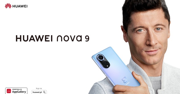 Robert Lewandowski w nowej reklamie Huawei nova 9  