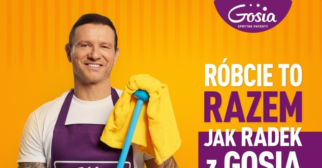 Radosław Majdan obala stereotypy w kampanii marki Gosia