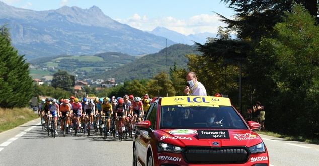 Tour de France, kolarstwo, sponsor, fot. Skoda 