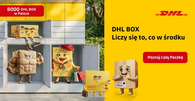 Nowa reklama DHL - „Liczy się to, co w środku”