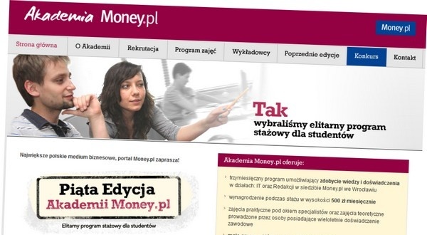 Rusza Akademia Money.pl, program stażowy dla studentów