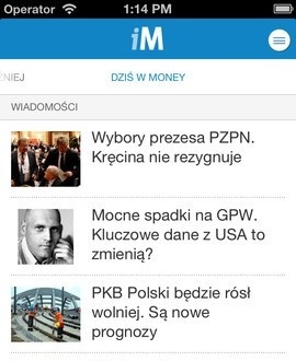 Aplikacja iMoney na iOS6 i nowego Androida
