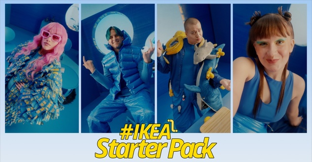 #IKEAStarterPack, Tribbs, bryska, Wielorybek i Ciepłe Skarpety, fot. Ikea