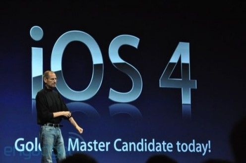 iOS 4, zamiast iPhone OS 